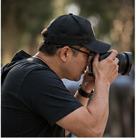 Wedding photographer at work