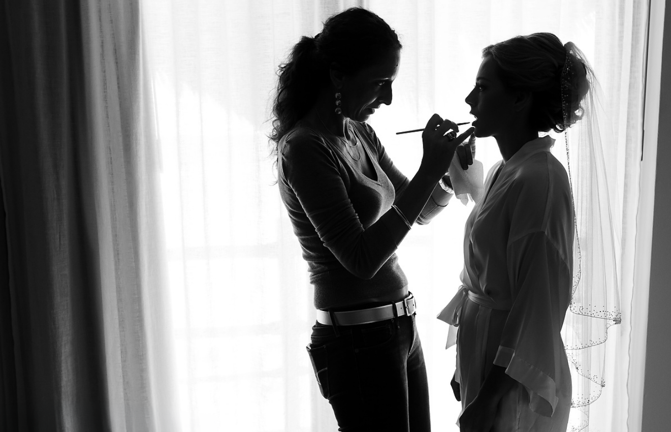 Bride Getting Ready